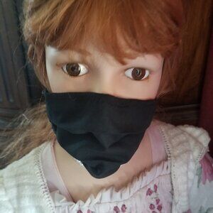 Kid Size Mask w/ Silver & Copper Filters- Black